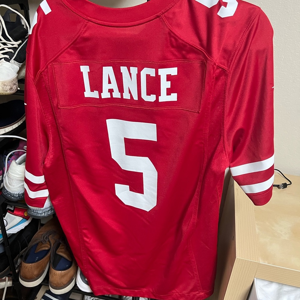 Nike Red and White Men's Jersey